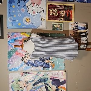 Cabi striped tank top S womens